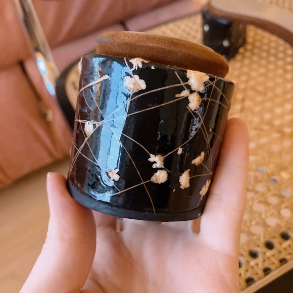 Dear Frances Copper and Black Mules - Picture 4 of 7